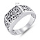 Печатка из серебра без камней (арт. 7906/1566) – изображение 2