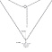 Серебряное колье "Корона" без камней (арт. 7507/1210) – изображение 3