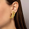 Серьги Francelli из желтого золота (арт. 1091850жм) – изображение 2