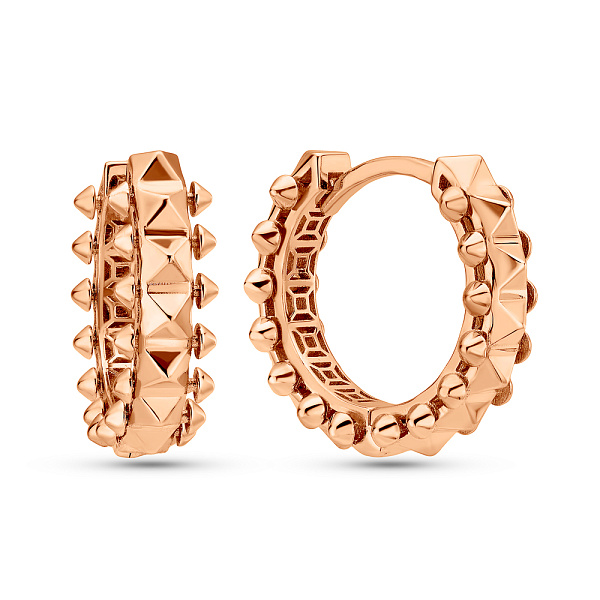 Сережки з червоного золота (арт. 1091824/20) – зображення 1