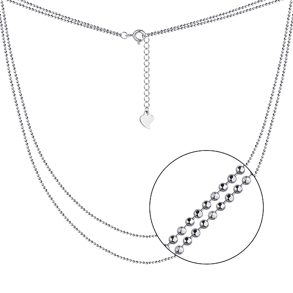 Серебряное колье без камней Trendy Style (арт. 7507/2016) – изображение 1