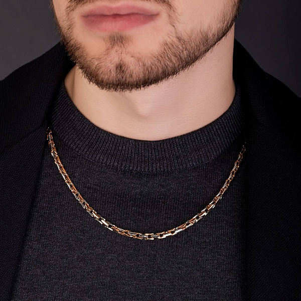 Золотий ланцюжок плетіння Якірне фантазійне (арт. цр306301Д) – зображення 5