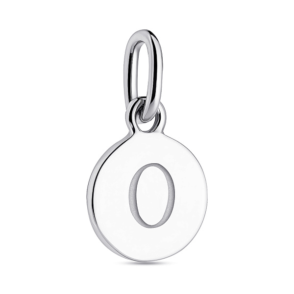 Серебряный подвес Буква О (арт. 7503/690/Опп) – изображение 1