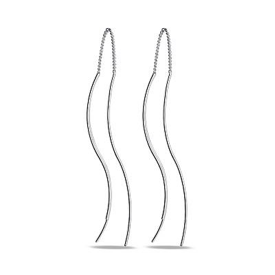 Срібні сережки-протяжки (арт. 7502/4066)