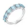 Серебряное кольцо с топазами (арт. 7501/2193579Птг) – изображение 1