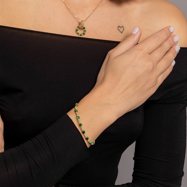 Золотой браслет Francelli (арт. 3261098жз) – изображение 5