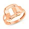 Кольцо из красного золота без камней (арт. 155207) – изображение 1