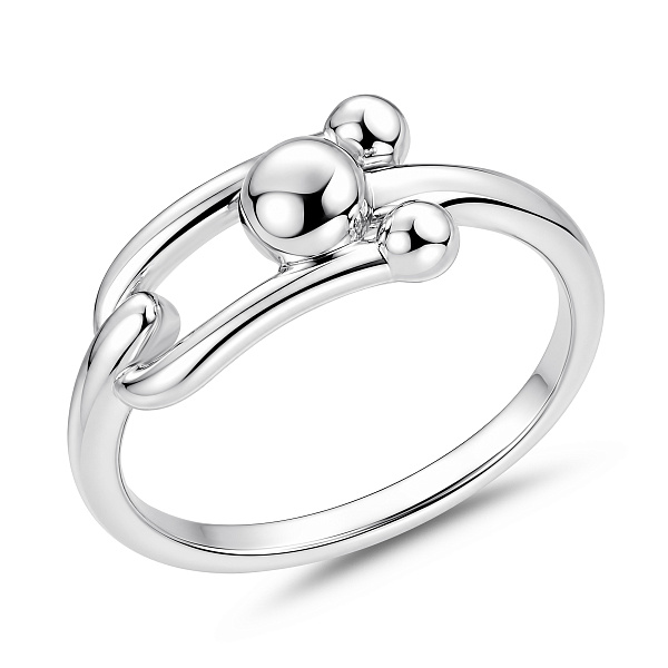 Серебряное кольцо без камней (арт. 7501/8736) – изображение 1