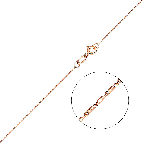 Ланцюжок плетіння Фантазія з червоного золота (арт. ц3011303) – зображення 1