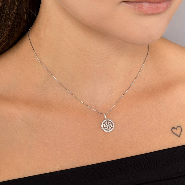 Золотий кулон з діамантами (арт. 3190373202) – зображення 2