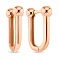 Сережки з червононого золота без каміння (арт. 1091697/15) – зображення 1