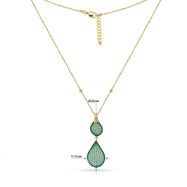 Золоте кольє Francelli (арт. 351330жз) – зображення 5