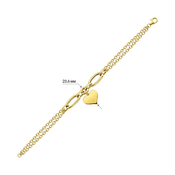 Браслет из желтого золота (арт. 3261033ж) – изображение 4