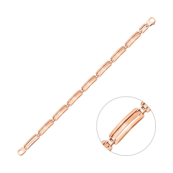 Золотой браслет без камней (арт. 325790) – изображение 1