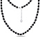 Серебряное колье с ониксом (арт. 7507/928о) – изображение 2