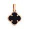 Золотой кулон с ониксом (арт. 441439/8о) – изображение 1