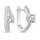 Серьги из серебра с фианитами (арт. 7502/9957) – изображение 1