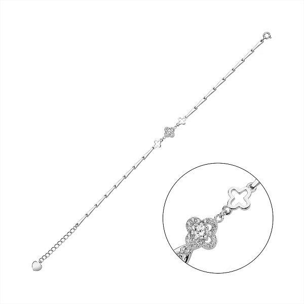 Серебряный браслет с фианитами (арт. 7509/4893) – изображение 1