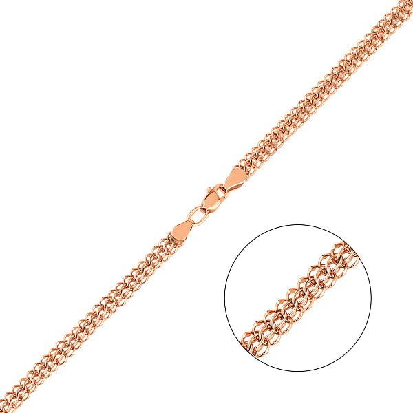 Ланцюжок золотий плетіння Пітон (арт. Ц305614) – зображення 1