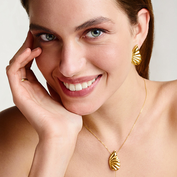 Золотое колье Francelli (арт. 361423ж) – изображение 7