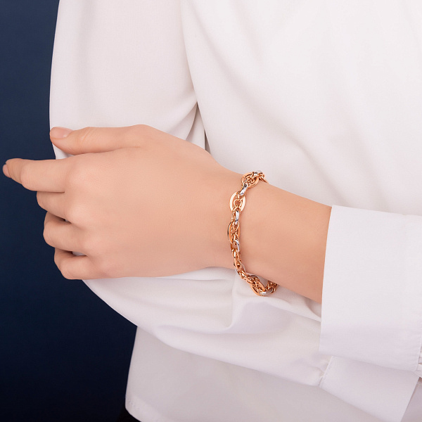 Браслет из красного золота (арт. 323825кб) – изображение 2