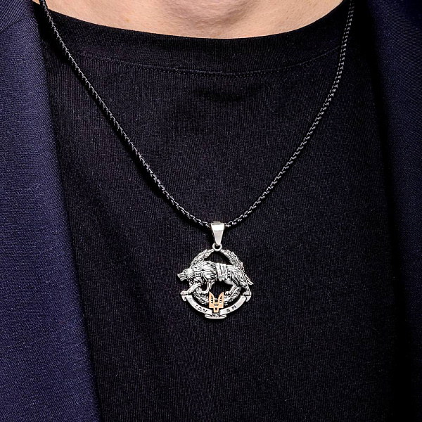 Серебряный подвес Іду на ви (арт. 7203/760пю) – изображение 4