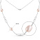 Серебряное колье с жемчугом (арт. 7507/2185185жб) – изображение 2
