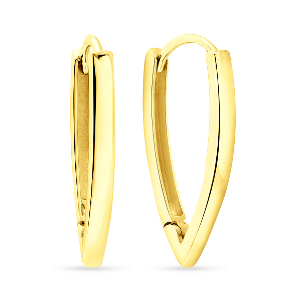 Серьги из желтого золота (арт. 109114ж) – изображение 1
