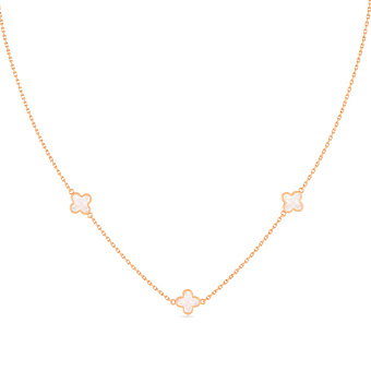 Золотое колье с эмалью (арт. 361211еп)