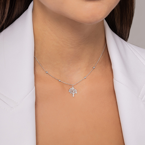 Золотое колье Дерево жизни (арт. 352763б) – изображение 3