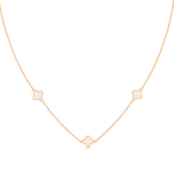 Золотое колье с эмалью (арт. 361211еп) – изображение 1