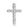 Хрестик з білого золота з діамантами (арт. 3111516202) – зображення 1
