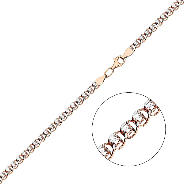 Золотая цепочка плетения Лав (арт. 302003р) – изображение 1