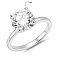 Серебряное кольцо с фианитом (арт. 7501/8832) – изображение 2
