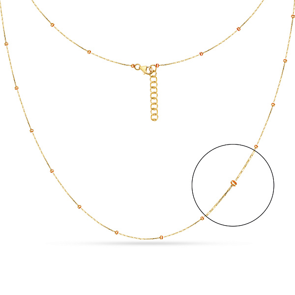 Колье из желтого золота Francelli (арт. 351331жорж) – изображение 1