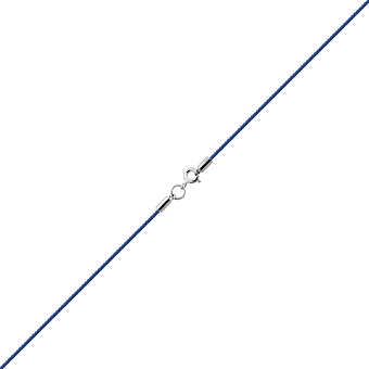 Ювелирный шнурок с серебряными вставками (арт. 7307/79052-229/13с)