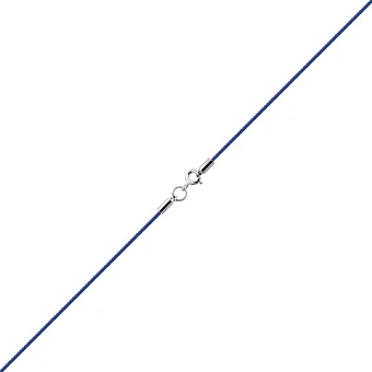 Ювелірний шнурок зі срібними вставками (арт. 7307/79052-229/13с)