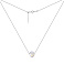 Серебряное колье с фианитом (арт. 7507/1761/2з) – изображение 2