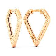 Серьги из красного золота (арт. 1101010)