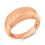 Фото Массивное золотое кольцо с матовым покрытием (арт. 156750м)