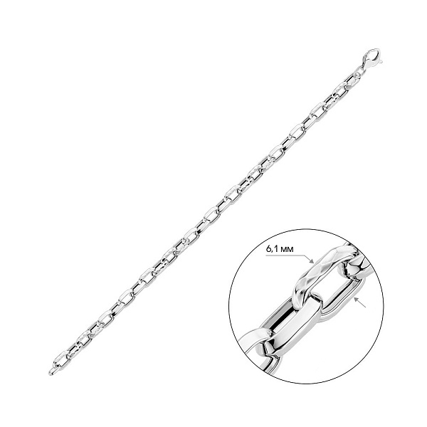 Браслет з білого золота (арт. 3261009б) – зображення 3