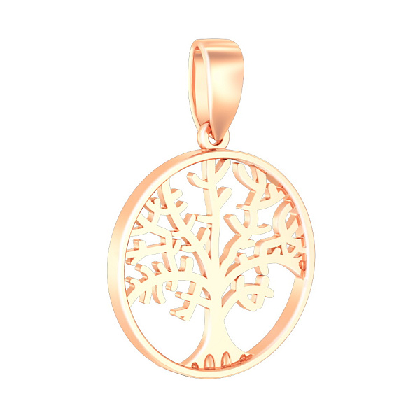 Золота підвіска без каменів (арт. 440606) – зображення 1