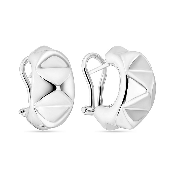 Сережки из белого золота Francelli (арт. 107921б) – изображение 1