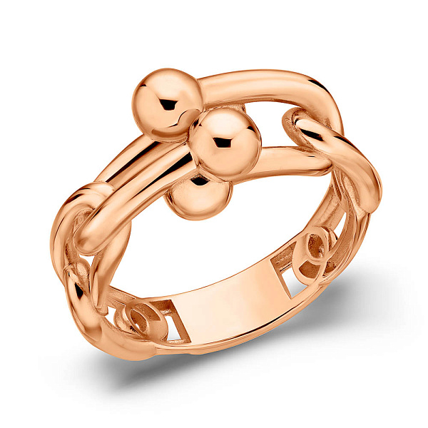 Каблучка з червоного золота (арт. 156549) – зображення 1