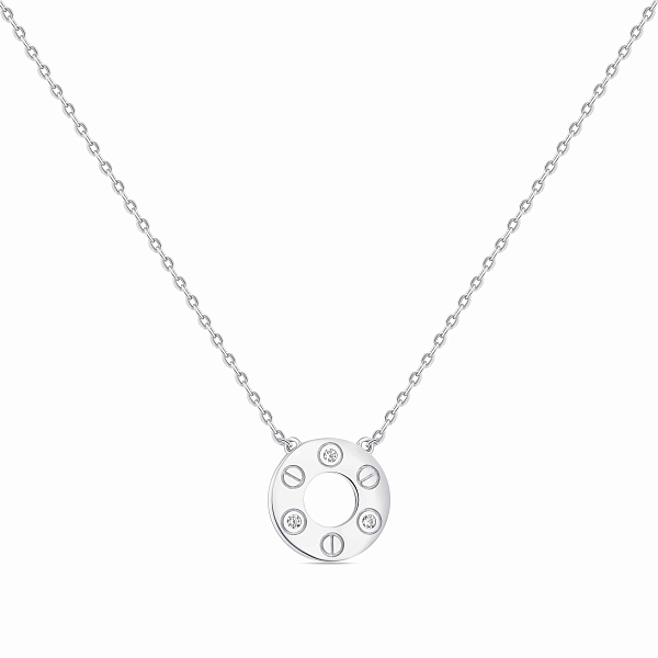 Серебряное колье с фианитами (арт. 7507/2370) – изображение 1