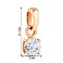 Золотой подвес с фианитом (арт. 3103872101) – изображение 2