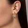 Золотые серьги Francelli (арт. 111405жб) – изображение 3