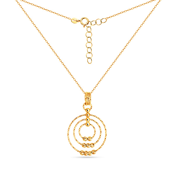 Колье из желтого золота без камней (арт. 352202ж) – изображение 2