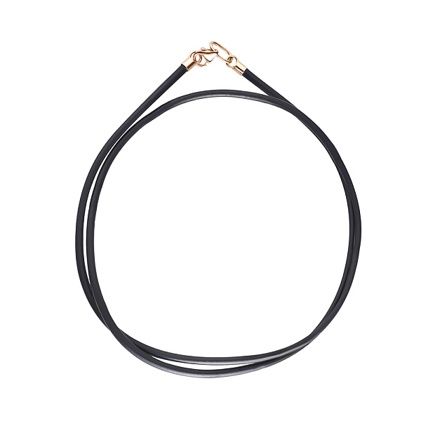 Ювелирный шнурок с золотым замком (арт. 360027) – изображение 1