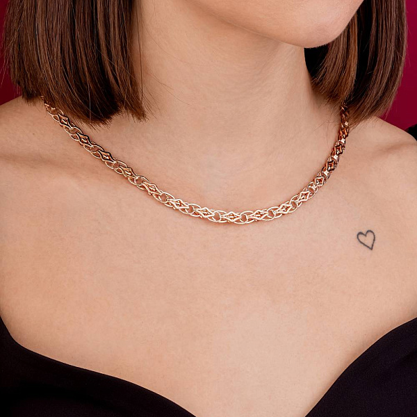 Золотое колье (арт. 352244) – изображение 2